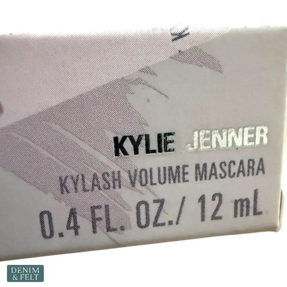 Kylie Cosmetics Kylash Volume Mascara Extra Black 0.41oz Clean Vegan Formula NEW